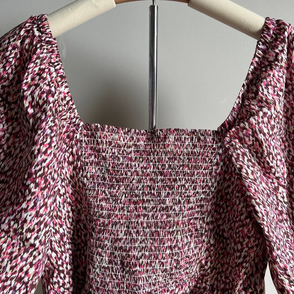 Universal Thread Women's Pink Flutter Short Sleeve Blouse - Size Small - NWT - Picture 8 of 10